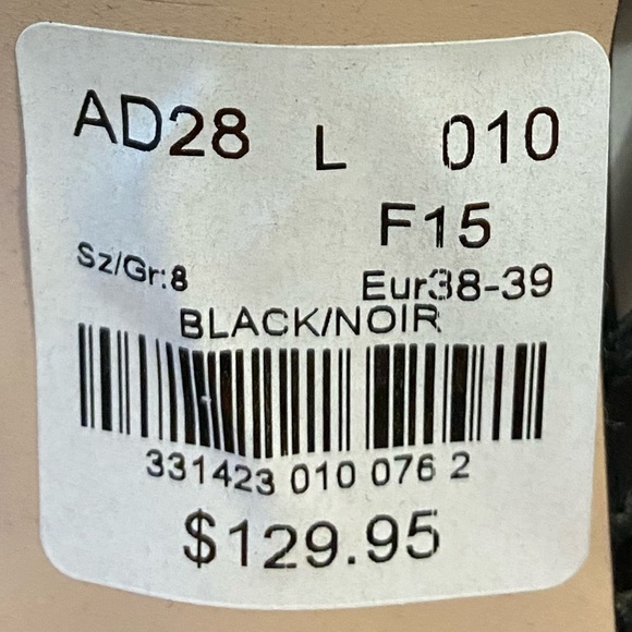 Brand new black lace up heels size 8 Le Chateau - Picture 5 of 5